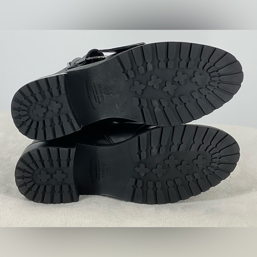 Blondo Vera Leather Waterproof Buckle Combat Boot SZ 6 NEW - Picture 5 of 5